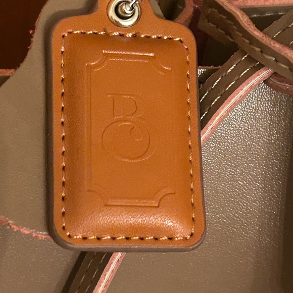 NWOT Baginning Leather Shoulder Bag Taupe - Picture 3 of 7